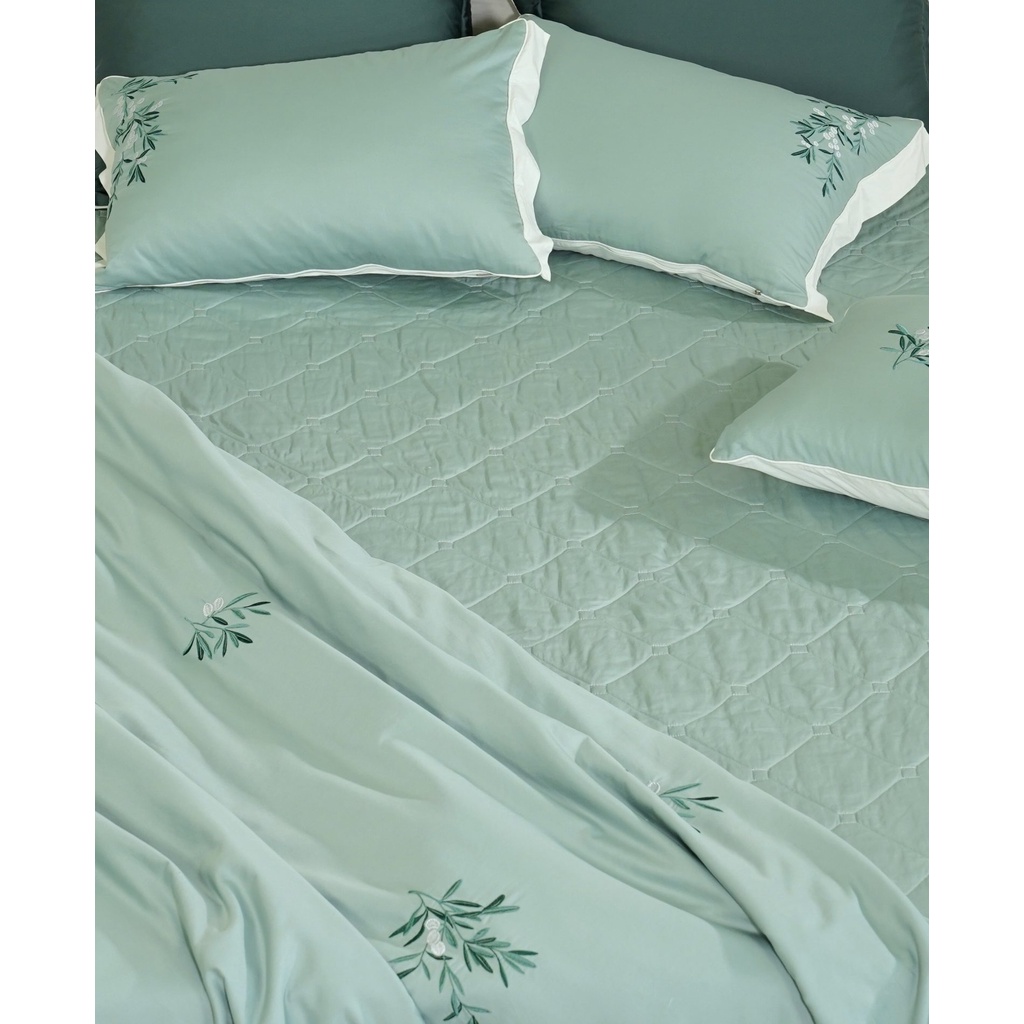 Bộ ga chun chần: 1 ga chun chần + 2 Vỏ gối 45*65 esb22020