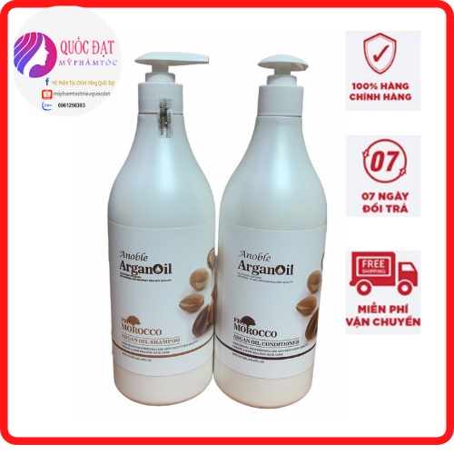 dầu cặp gội xả Anoble Arganoil Collagen 800ml MOROCCO