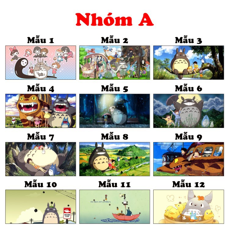 Ly sứ in hình Anime My Neighbor Totoro Studio Ghibli Cốc uống nước đẹp làm quà tặng đặc biệt giá trị và ý nghĩa