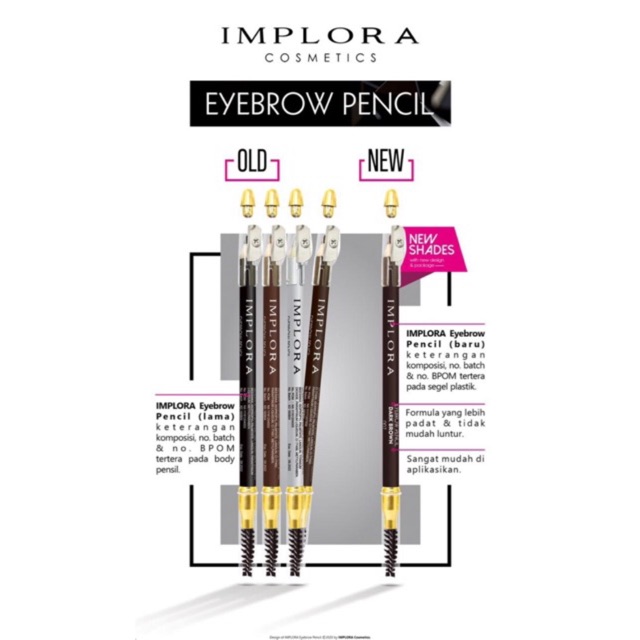 (Hàng Mới Về) Chì Kẻ Lông Mày Implora Sfot Typo