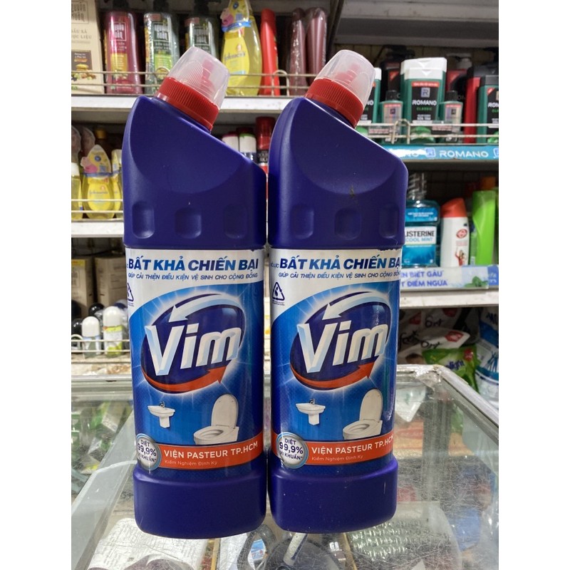 Vim Tẩy Rửa Bồn Cầu &amp; Nhà Tắm Chai 900ml