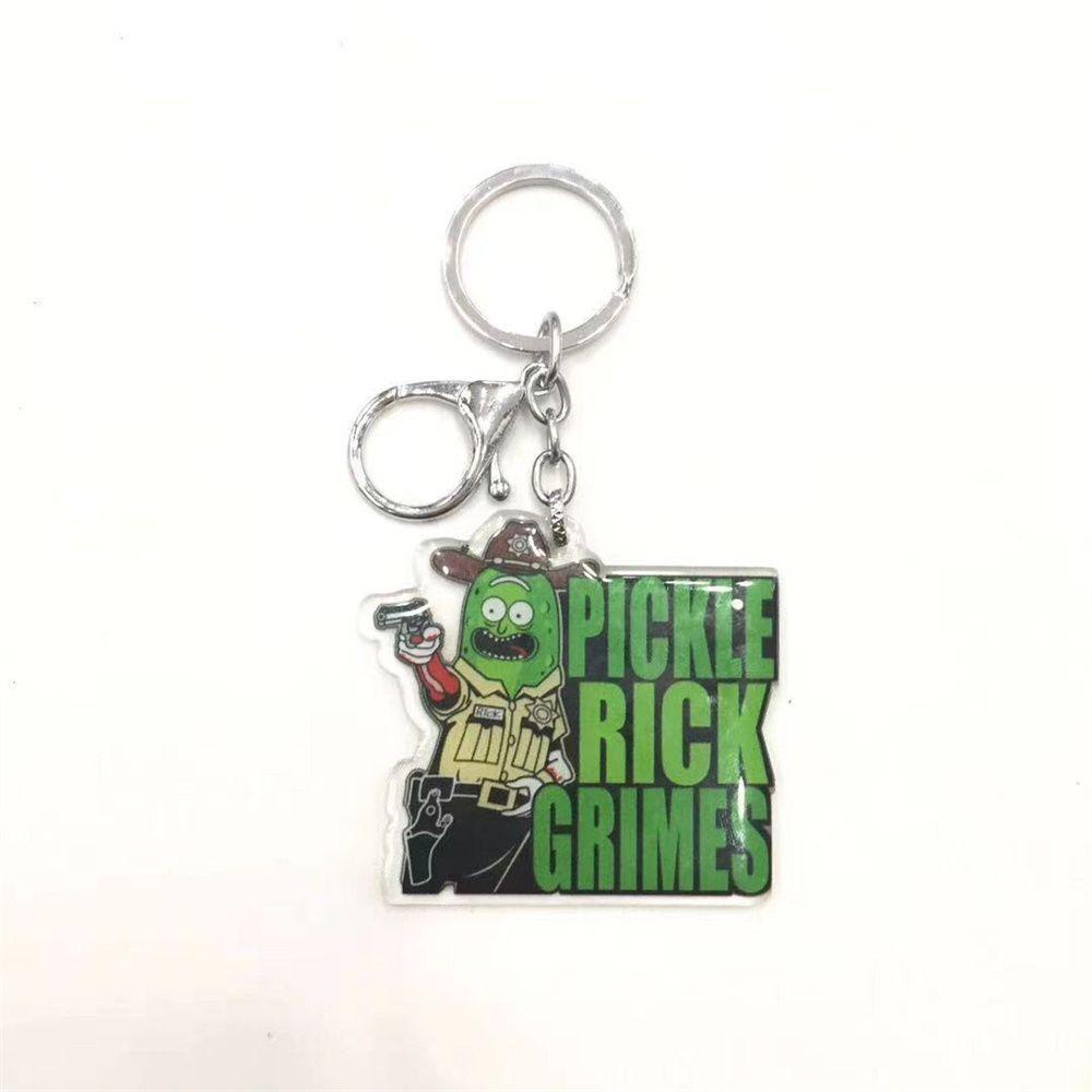Móc Chìa Khóa / Túi Sưu Tầm Hoạt Hình Rick and Morty Dễ Thương