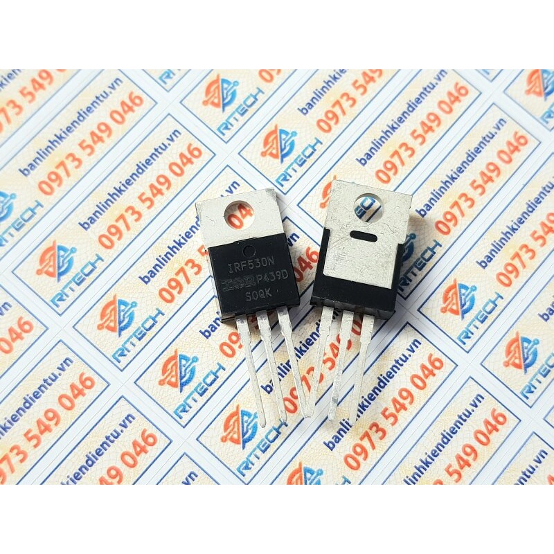 [Combo 5 chiếc] IRF530N IRF530 Mosfet kênh N 17A 100V TO-220