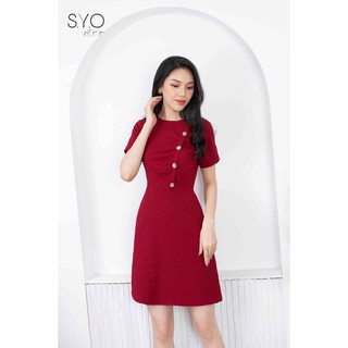Đầm SYO dáng basic ba màu cơ bản D3005-21