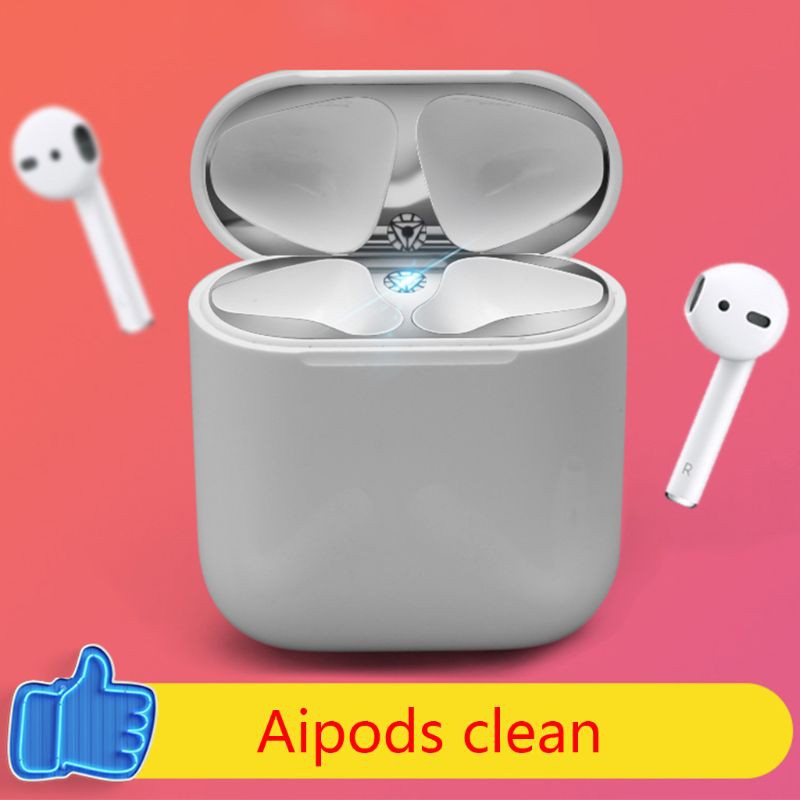 Bộ dụng cụ thanh chổi làm sạch bằng cotton dành cho hộp sạc tai nghe Airpods 1/2