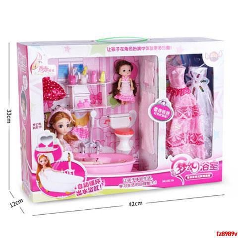 Bộ Đồ Chơi Búp Bê Barbie Thay Đổi Dành Cho Bé Gái