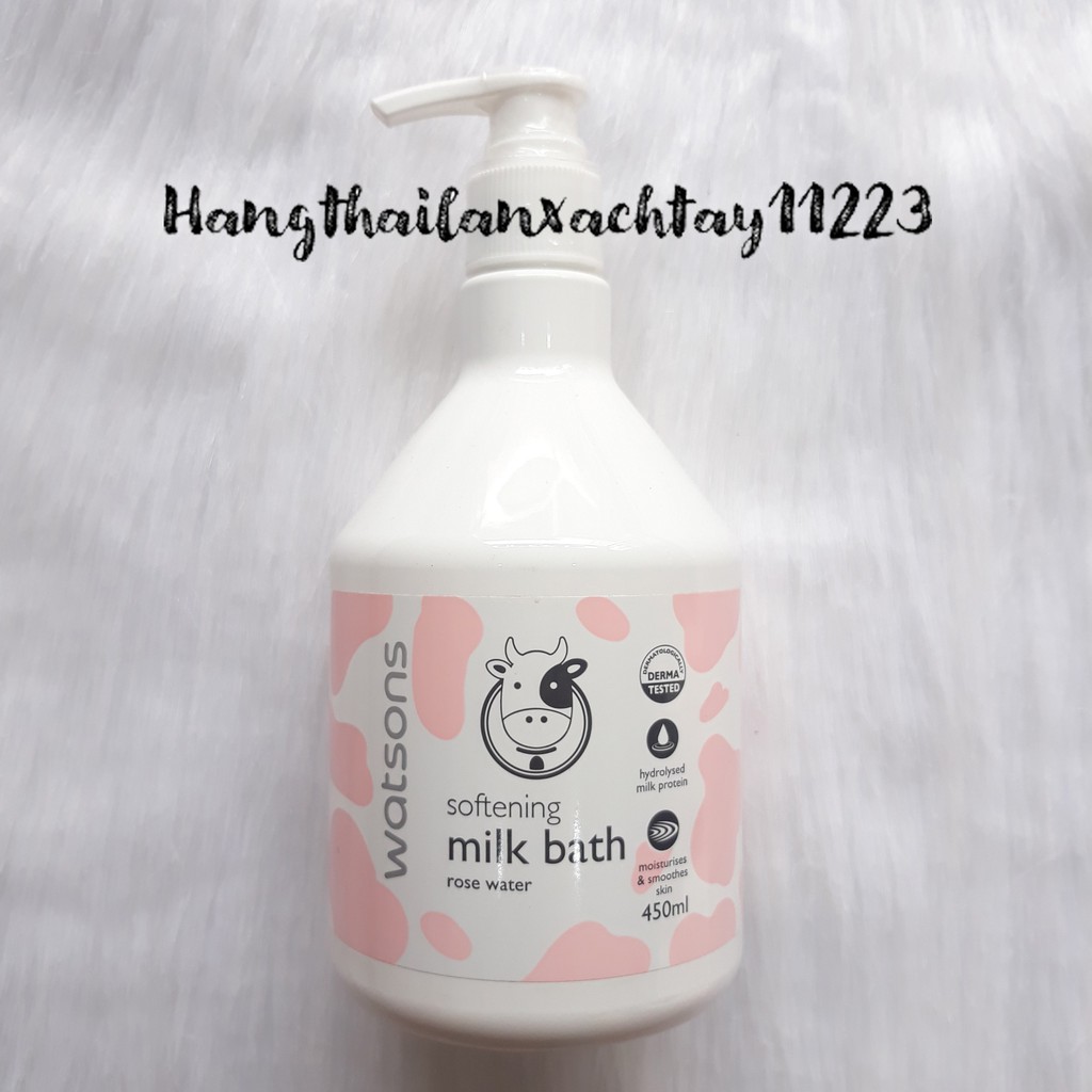 Sữa tắm Milk Bath Watsons 450ml thailan