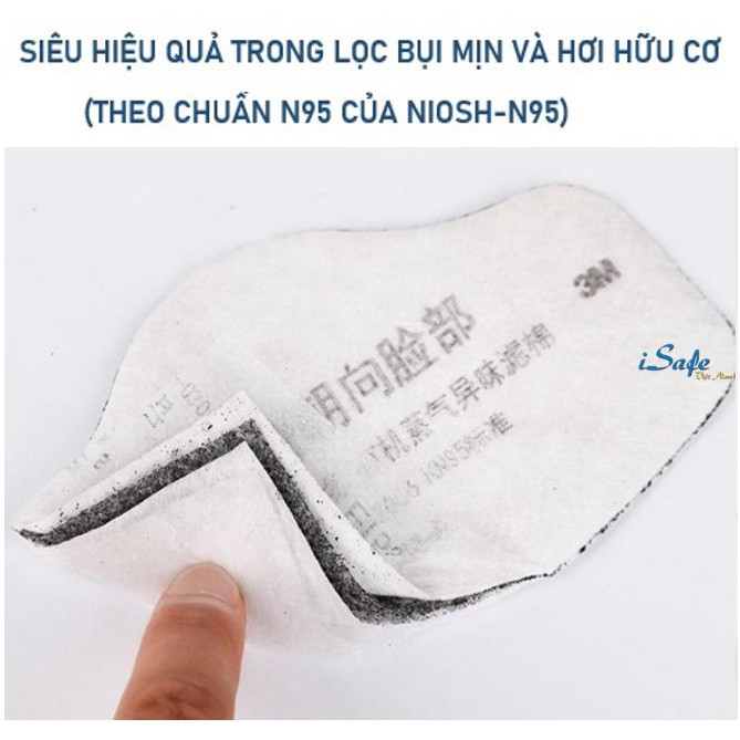 Mặt nạ phòng độc 3M 3200 chính hãng, Mặt nạ chống bụi, khói, hơi khí hàn 3M chất lượng cao