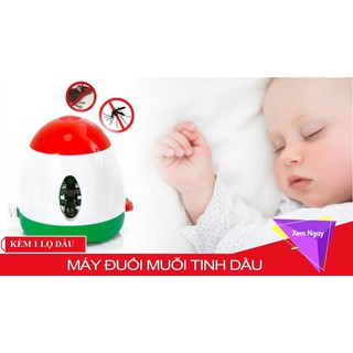 MÁY ĐUỔI MUỖI XÔNG TINH DẦU HACKER(MÁY CỘNG 1 LỌ TINH DẦU)