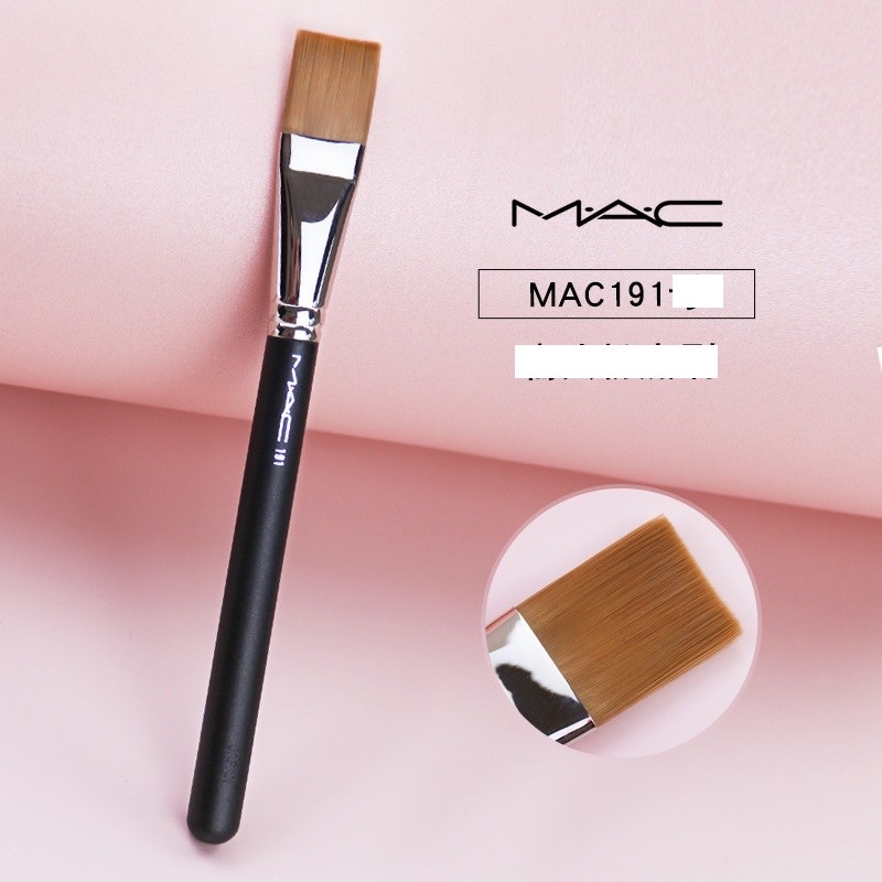Cọ apply kem nền Mac 191 đầu vuông dạng mỏng dẹp