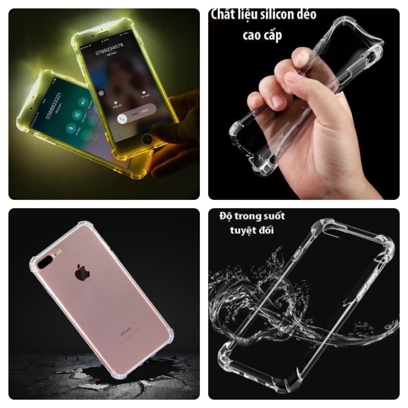 Ốp dẻo chống sốc 4 cạnh Iphone 5/5s/6/6s/7/8/Se 2020/6 plus/6s plus/7 plus/8 plus/X/Xs/Xr/Xs Max/11/11 pro/11 pro Max/13
