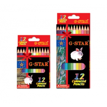 Hộp Bút Chì Màu 12 Cây Gstar  - Hộp Giấy MTMT