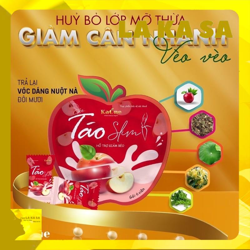 Kẹo Táo Slim giảm cân, giảm mỡ bụng sau sinh ( Có tách lẻ 3viên )