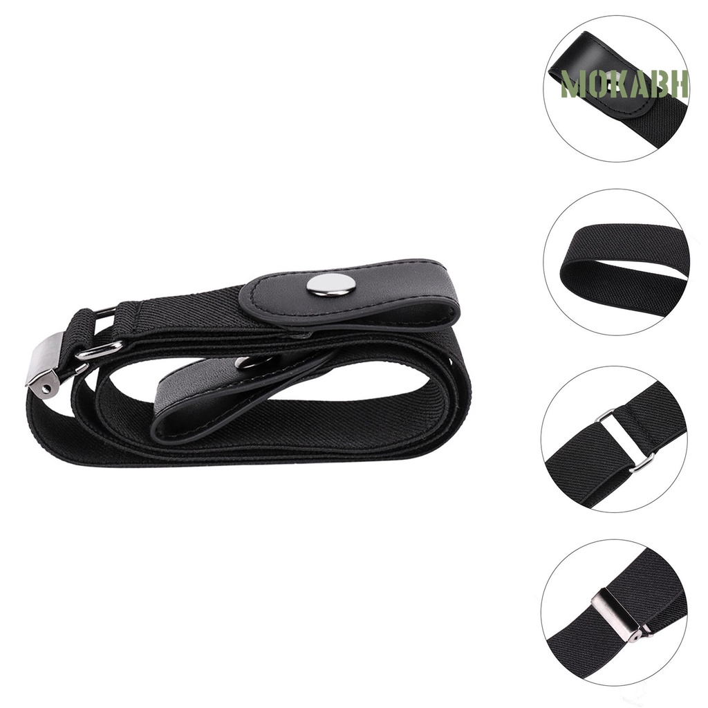 Thắt Lưng Unisex Đơn Tròn Vô Hình Có Thể Điều Chỉnh Cho Quần Jean