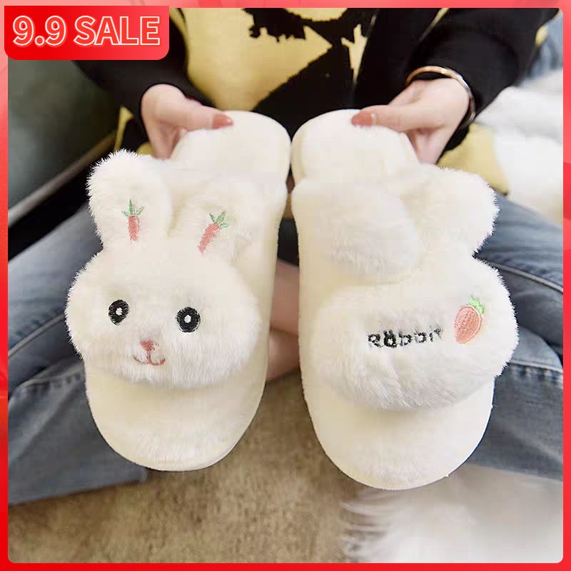 Dép cotton đi trong nhà mùa đông ấm áp chống trượt cho cặp đôi