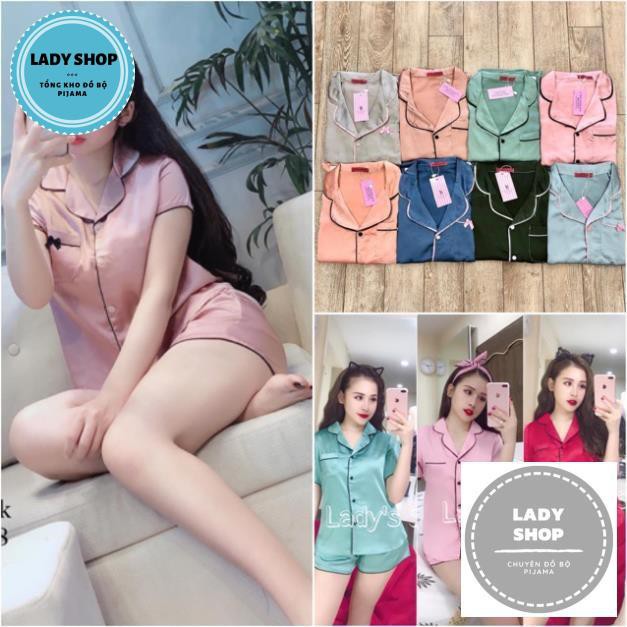 [Mã FATHANG5 giảm 10K đơn 50K] [Siêu Hot] Bộ đồ Pijama lụa💖Bộ lụa thiết kế Quần Sooc chất liệu mát lịm[HÀNG ĐẸP CHUẨN] | BigBuy360 - bigbuy360.vn