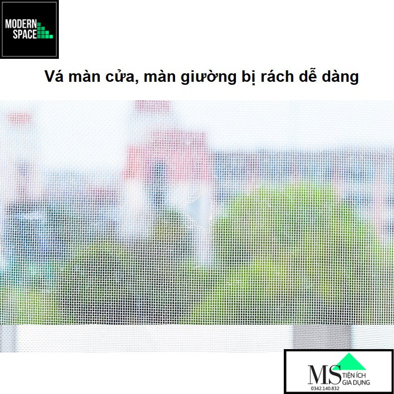 Bộ 3 miếng Vá màn chống muỗi- Vá màn cửa sổ tự dính GD-026