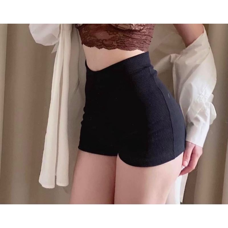 Quần đùi ngắn  thun ôm  (Chất borip) siêu xinh tôn dáng