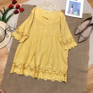 Áo somi hoạ tiết