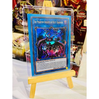 Lá bài thẻ bài Yugioh The Phantom Knights of Rusty Bardiche – Ultra Rare - Tặng bọc bài nhựa bảo quản