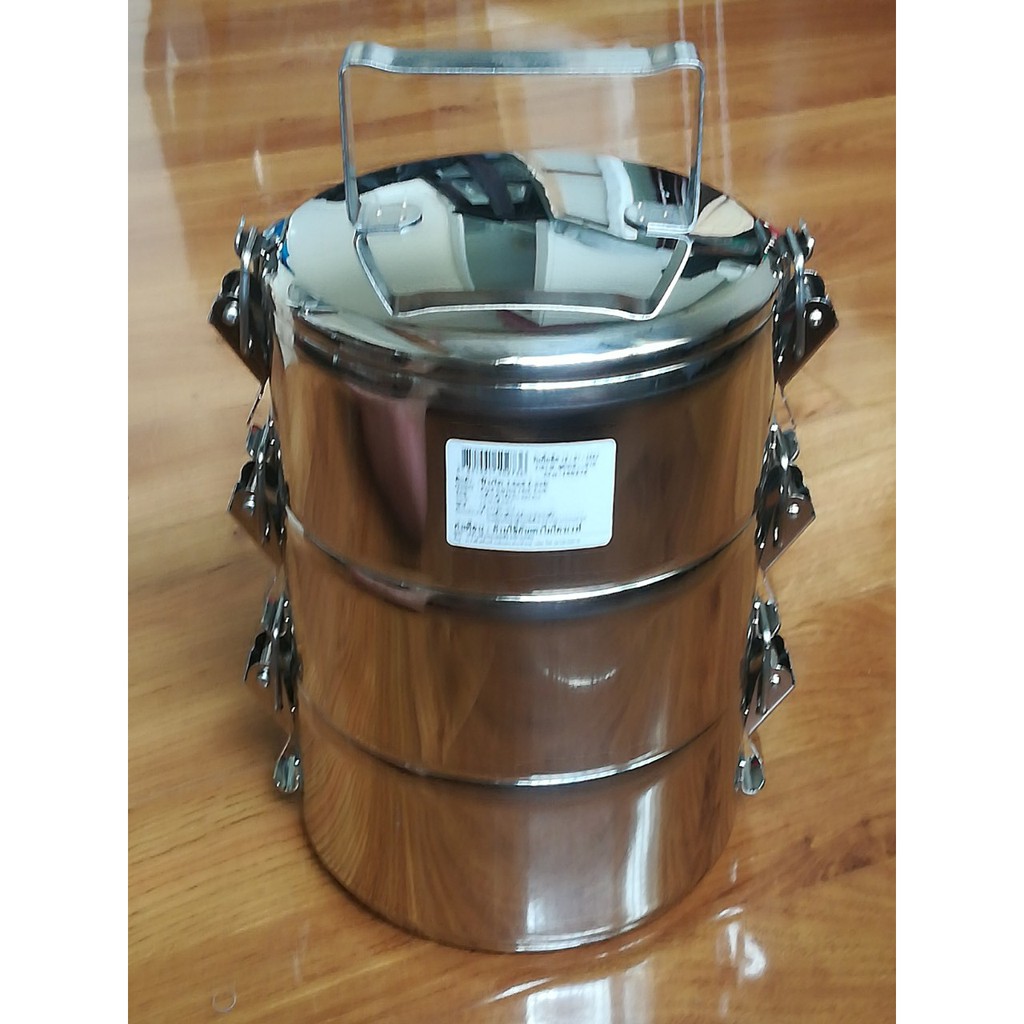 Camen 3 Ngăn 14cm Inox  Zebra Thái Lan Khóa Gài  150273