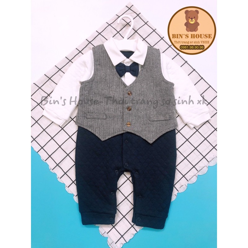 Body vest chần bông Vlinder sz 3-24m