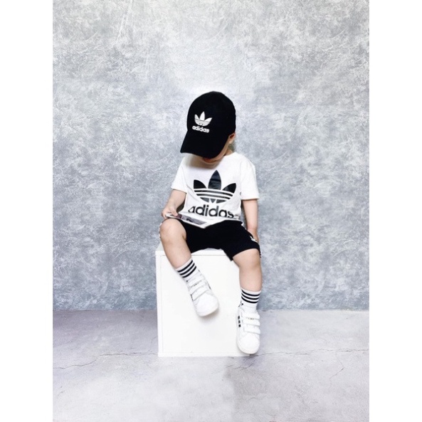 Mũ lưỡi trai Adidas thêu nổi siêu nhẹ cho bé yêu