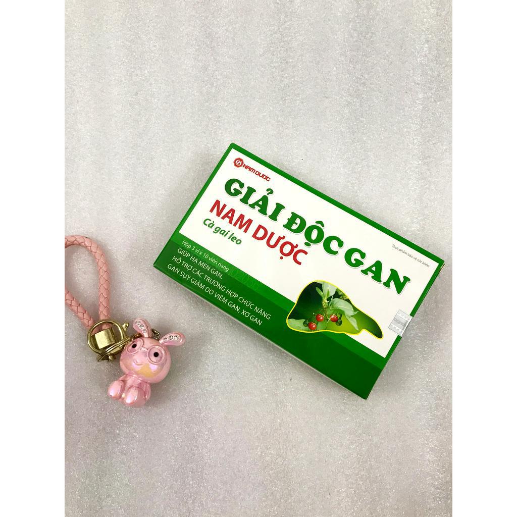 (CHÍNH HÃNG) Viên uống Giải độc gan Nam Dược, giúp hạ men gan, giảm mề đay, mụn nhọt, mẩn ngứa