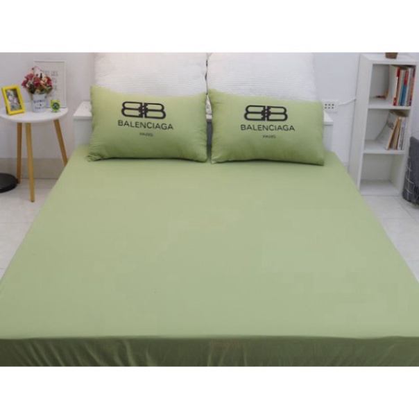 Bộ 3 món ga gối cotton đũi Bella Ho mát mịn đủ kích thước