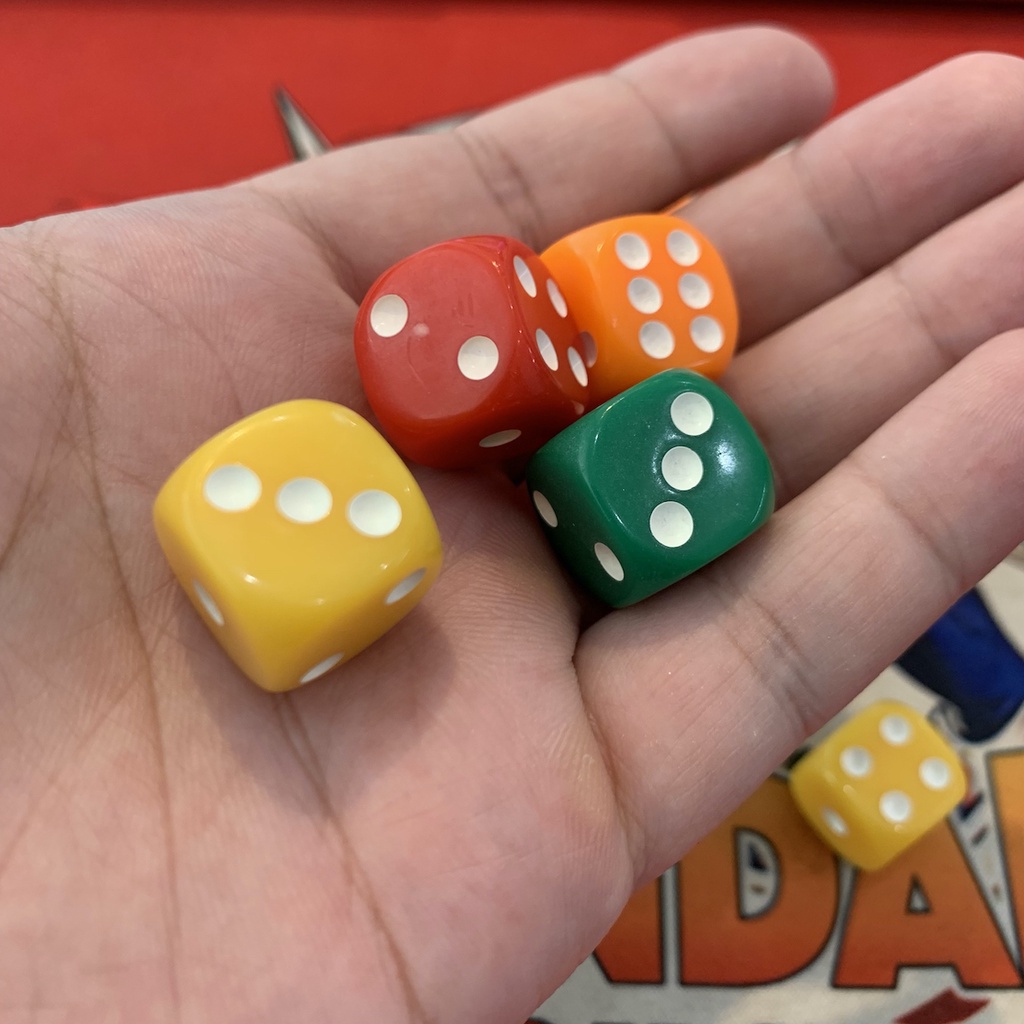 Combo Dice - Xúc Xắc - Xí Ngầu Đa Màu Sắc Chất Lượng Cao Phù Hợp Cho Các Loại Boardgame