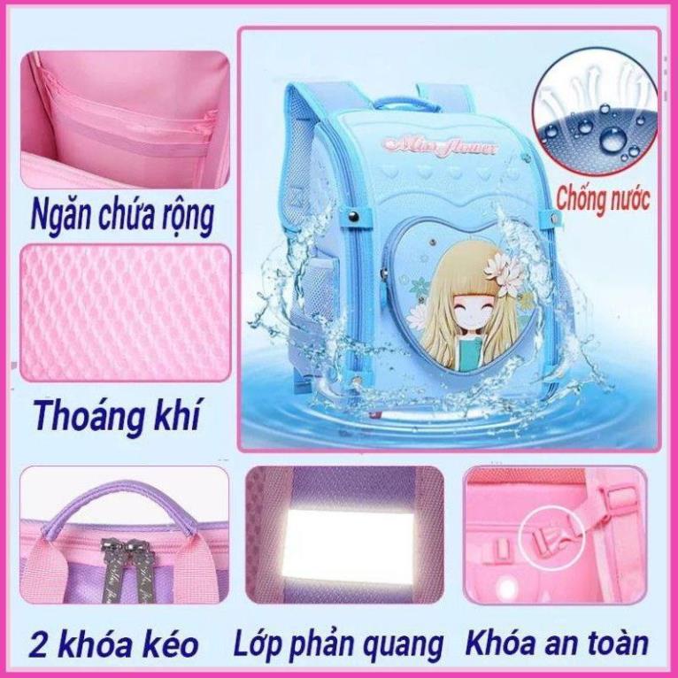 Balo chống gù lưng, siêu nhẹ cho học sinh tiểu học, từ lớp 1-5