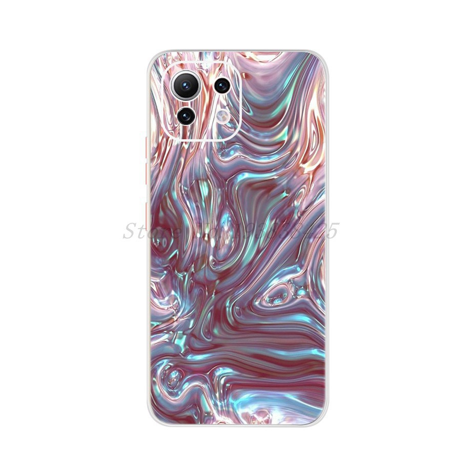 Ốp Lưng Mềm Chống Sốc In Họa Tiết Sang Trọng Cho Xiaomi Mi 11 Lite / Redmi Note 10 / Redmi Note 11 Lite / 5g / Redmi Note10 4g