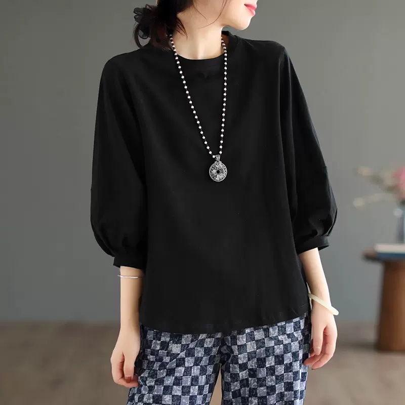 Áo thun nữ NRVP dài tay dáng rộng thời trang oversized