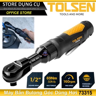 Máy bắn bulong góc dùng hơi 1/2" tolsen 73315| máy vặn bulong ngang dùng khí nén 1/2 inch | siết bulong góc