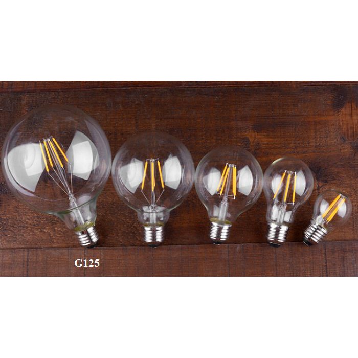 Dây đèn thả cổ điển Vintage bóng đèn tròn Edison G125 8W