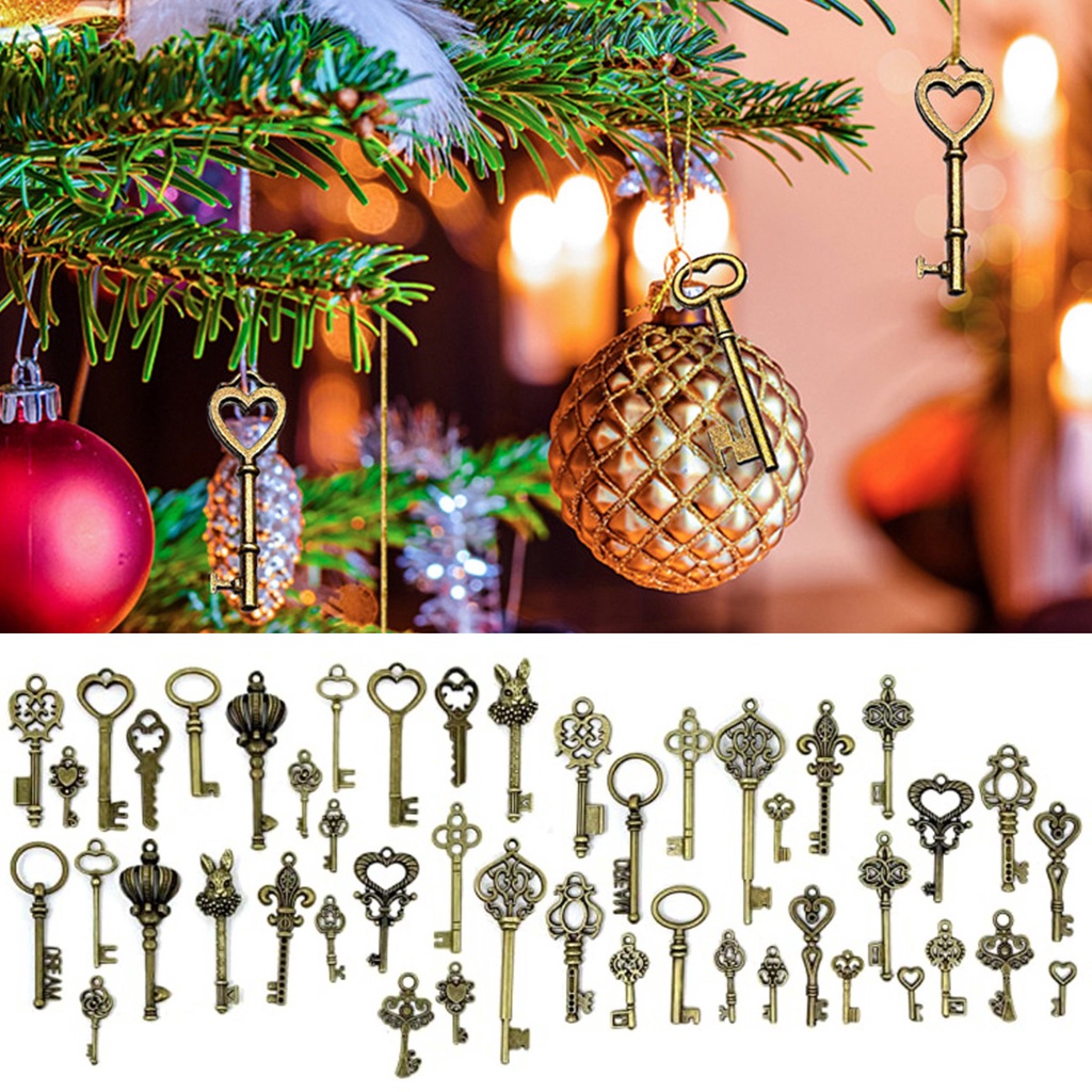 Mặt Vòng cổ Kim Loại Hình Chìa Khóa