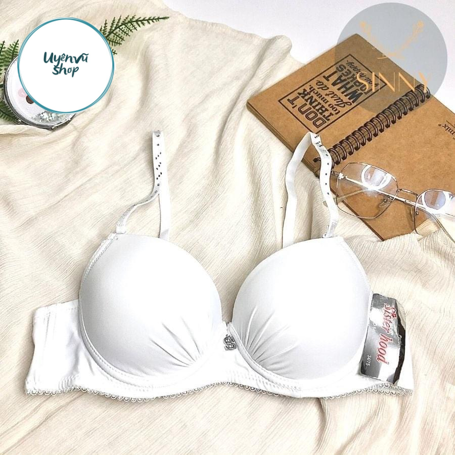Áo Lót Thái Hiệu Sister Hood , áo lót học sinh Cao Cấp Mút 1cm Mỏng Nhẹ, Vải Mịn, Áo Lót Loại 3 Dây