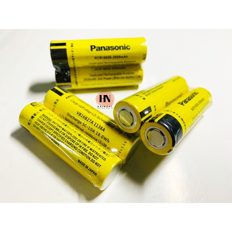 PIN Sạc / Li-on 4.2V SONY FS18650 - PANASONIC NRC18650- NRC18650A- IRC18650 6800mAh-4200mAh-2600mAh)