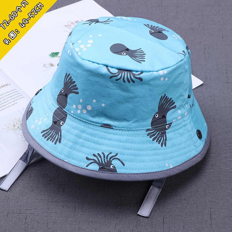 Nón bé trai từ 1-3 tuổi, mũ trẻ em rộng vành thời trang dễ thương hoạt hình phong cách Hàn Quốc HOT