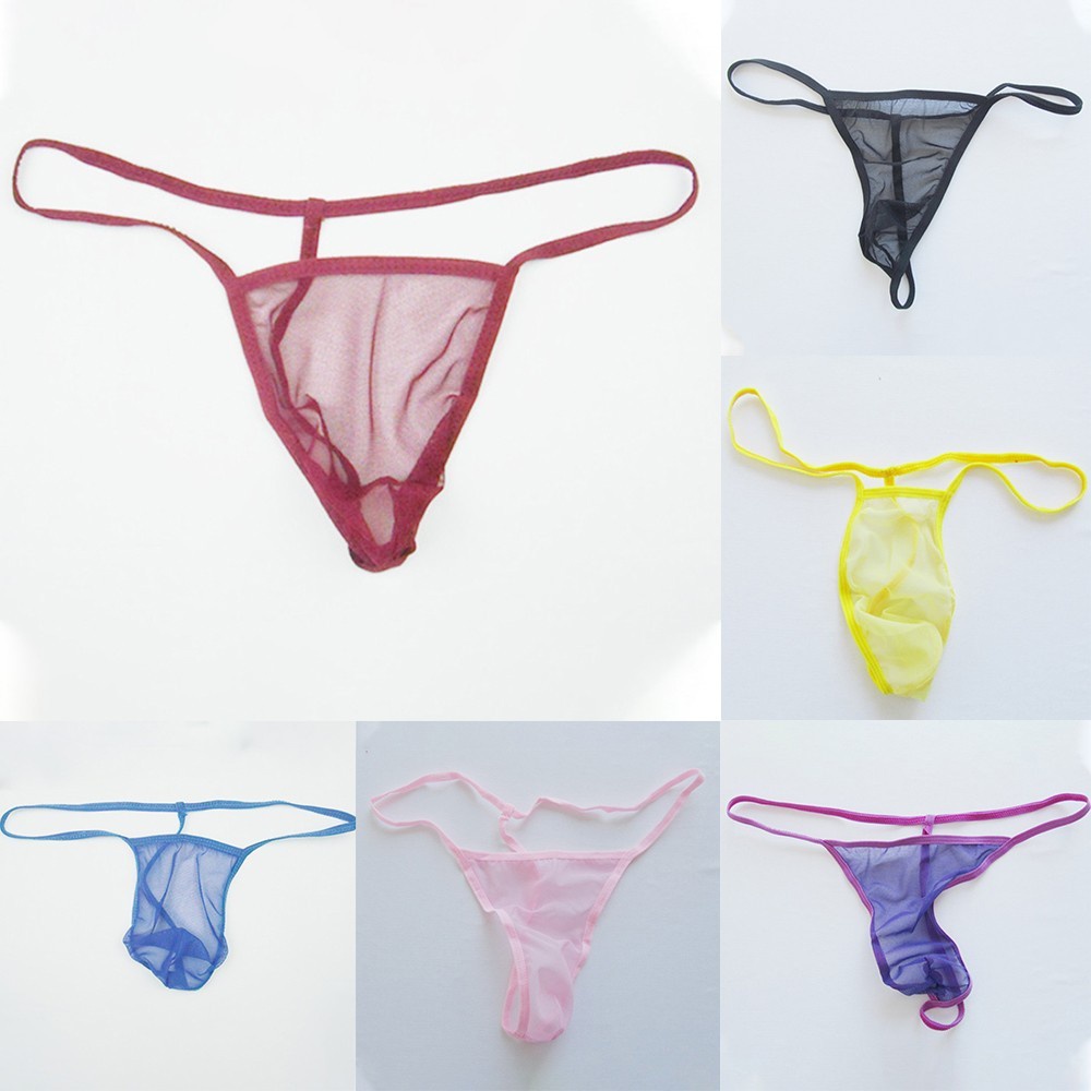 Quần lót nam lọt khe mini dạng lưới siêu nhỏ xuyên thấu gợi cảm