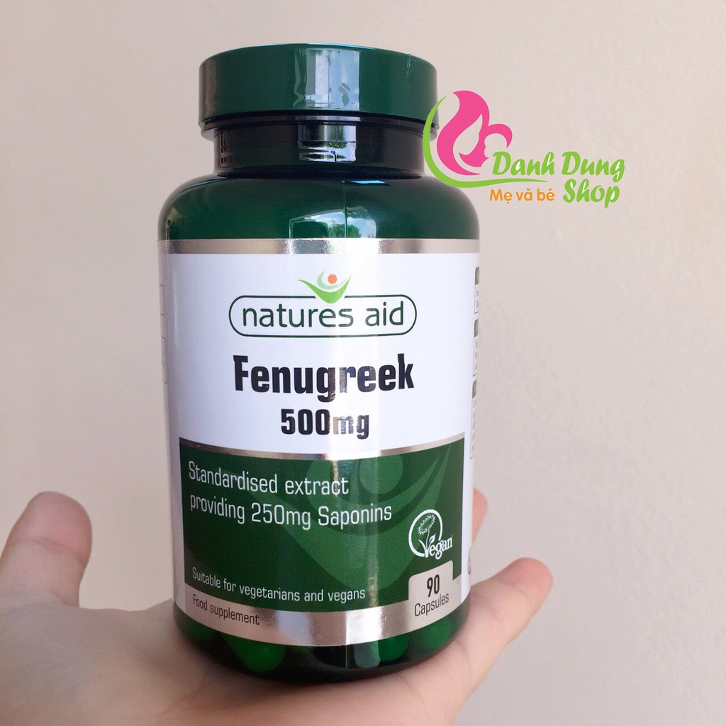 Viên Lợi Sữa Cỏ Cà Ri Fenugreek 500mg Anh 90 Viên