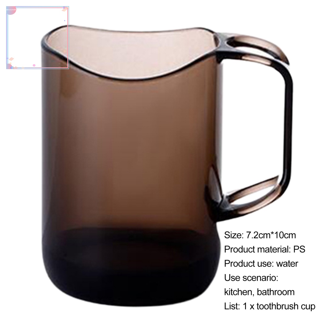 Cốc Súc Miệng Trong Suốt Chống Mòn Tiện Dụng Cho Gia Đình