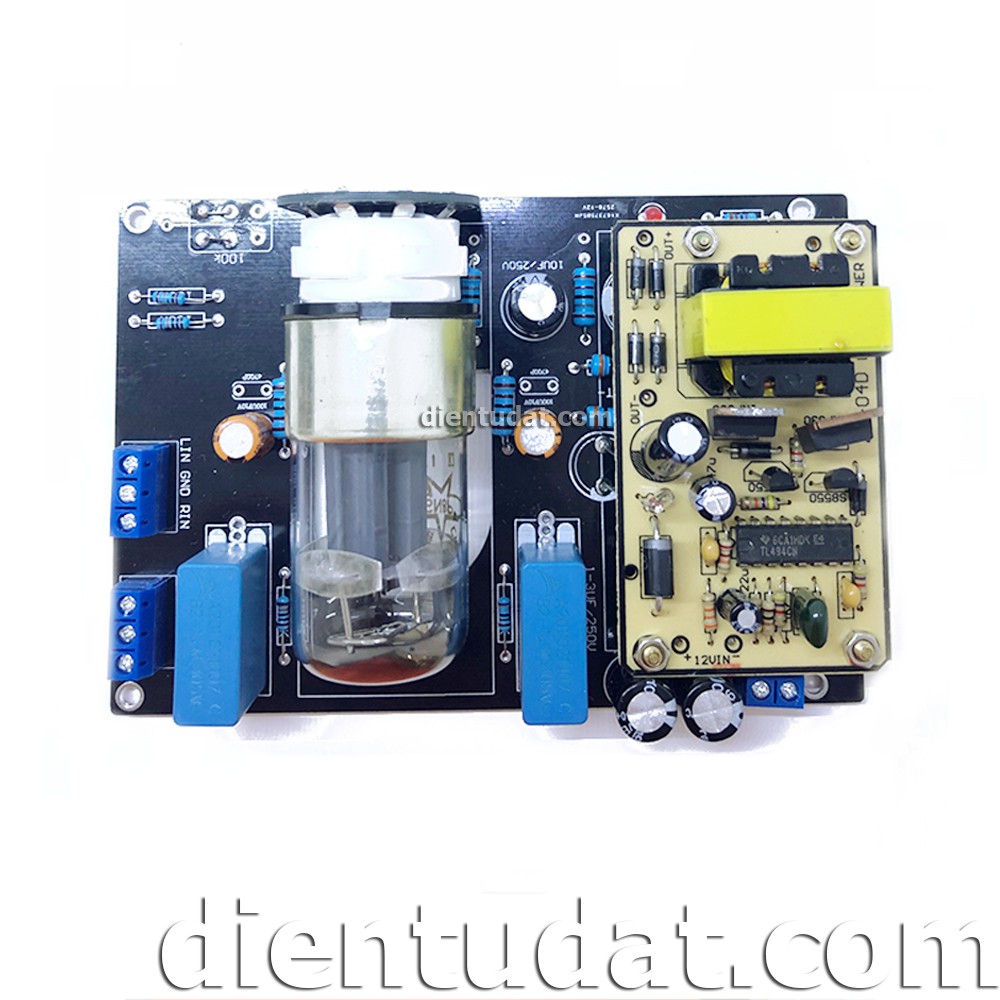 Mạch Pre-amp 6N8P 12VDC