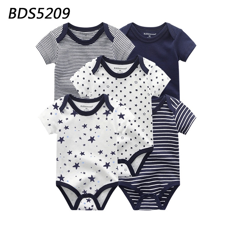 Newborn baby O-neck baby Jumpsuit Cotton clothes for baby 0-12M