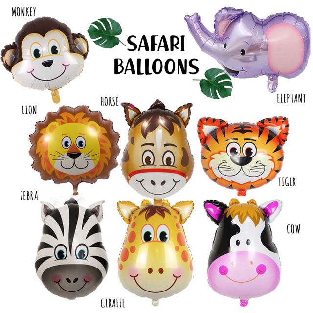 Bóng nhôm hình đầu thú các loại,bong bóng hình động vật ngộ nghĩnh