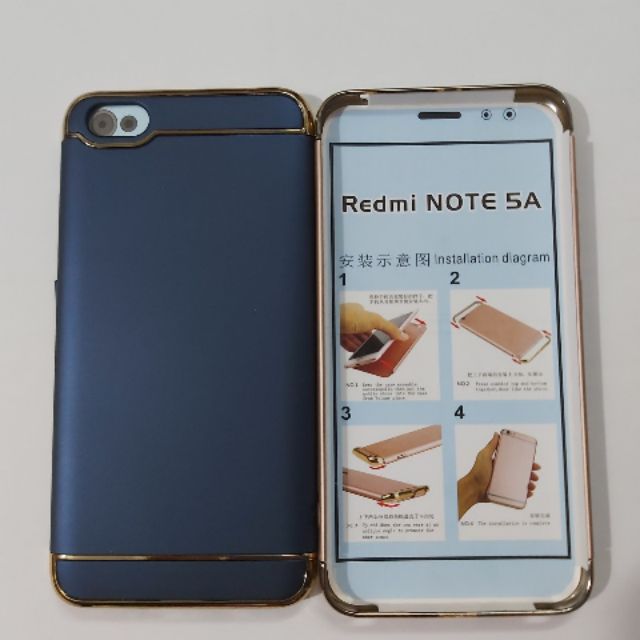 Ốp lưng ráp 3 mảnh cho xiaomi redmi note 5A hàng xịn cao cấp