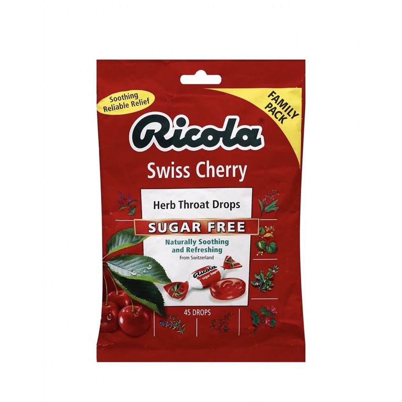 Kẹo thảo dược Ricola 45 viên chính hãng các loại USA