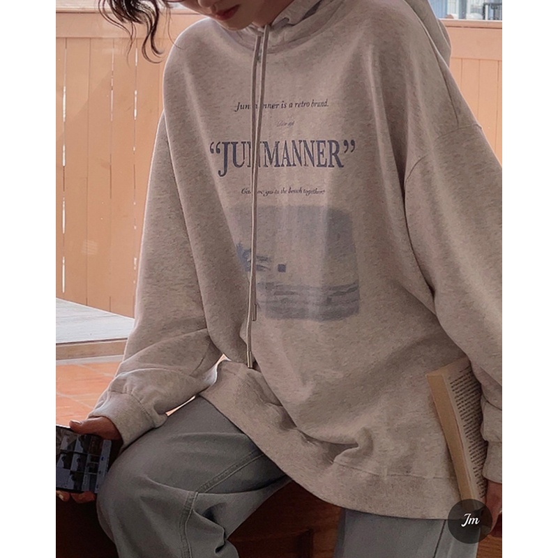 Áo Hoodie Dáng Rộng Thiết Kế Mỏng Thời Trang Mùa Thu Mới Dành Cho Nữ