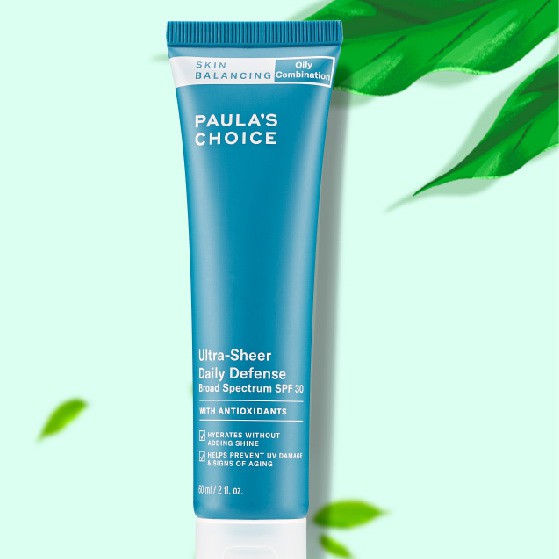 Kem chống nắng Paulas Choice SPF 30 dưỡng da ban ngày-Paula's Choice Skin Balancing Ultra Sheer Daily Defence Spf30 60ml