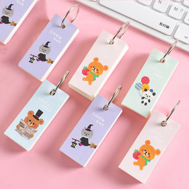 Sổ Ghi Chú Mini Hình Gấu Dễ Thương